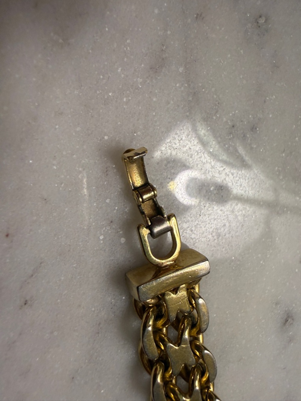 Christian Dior Gold Link Chain Bracelet (10-12K Gold) - Picture 5 of 6